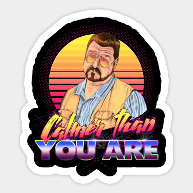 Big Lebowski Subversive Style Sticker by xXYazzyChanArtsXx